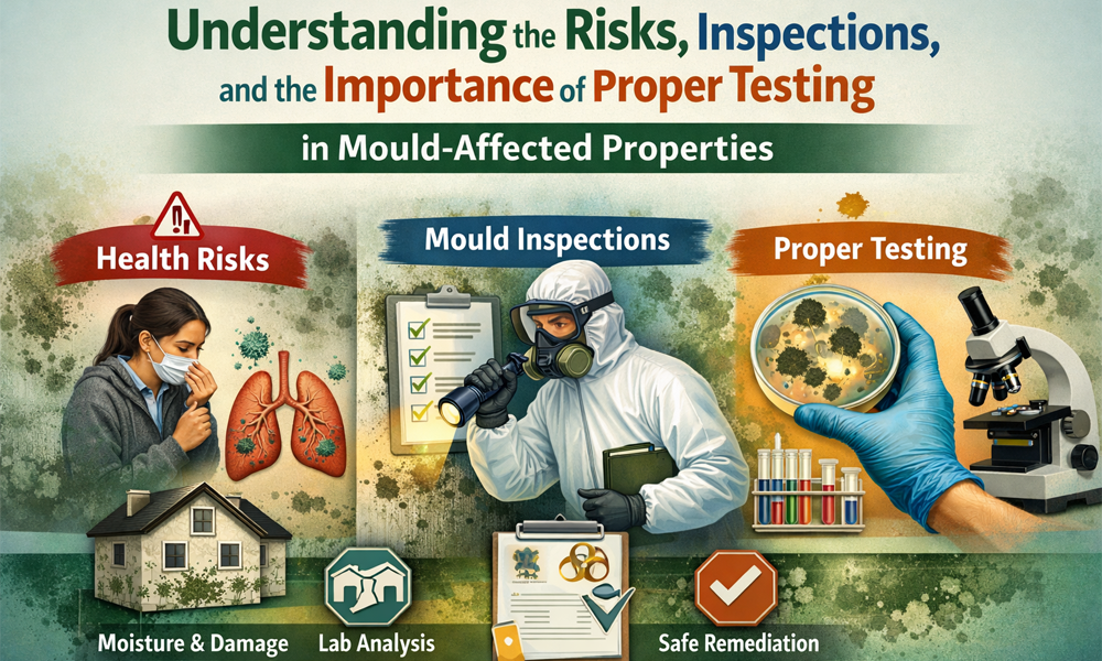 Understanding the Risks, Inspections, and the Importance of Proper Testing in Mould-Affected Properties.